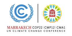 COP 22 logo of the conference where MADFORWATER showcased